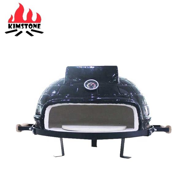KIMSTONE 2022 Professional Forno a Legna Outdoor Wood Burning Portable Horno Pizzero Charcoal Grill Dome Pizza Ovens for Sale
