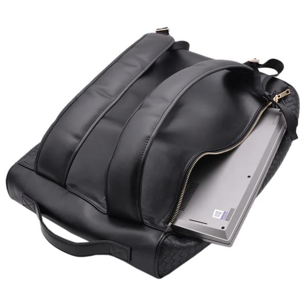 PU стильного нового дизайна изготовленный на заказ кроет кожей рюкзак дела ноутбука перемещения людей случайный на открытом воздухе