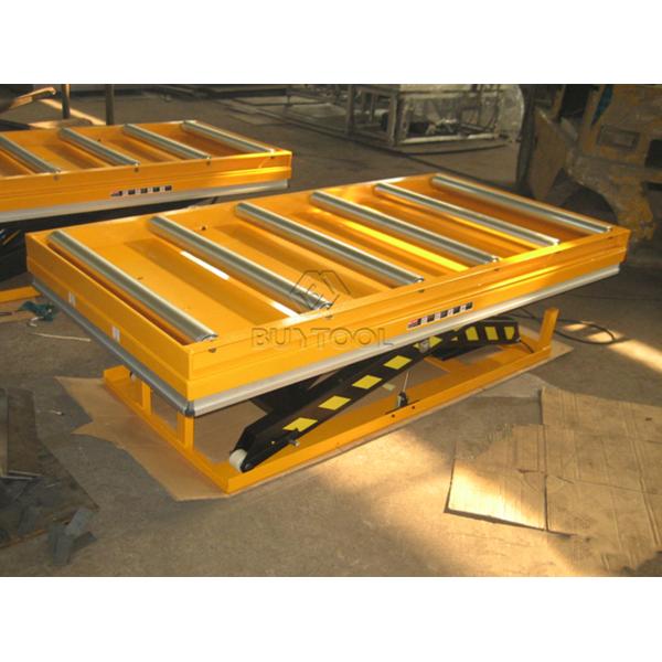 Lifter паллета электрической гидравлической тележки подъема таблицы неподвижный оборудованный с верхней частью 1.1kw транспортера
