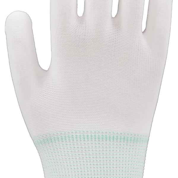 13 Gauge PU Coated Polyester Handling Gloves Breathable Polyester Gloves