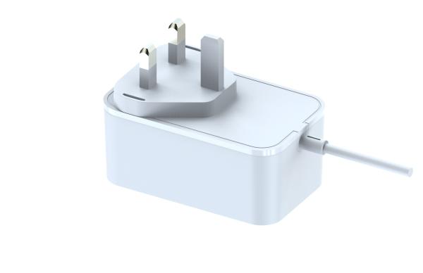 5〜45ワットの壁掛け電源アダプタ 5〜24v 0.5-3a 白か黒