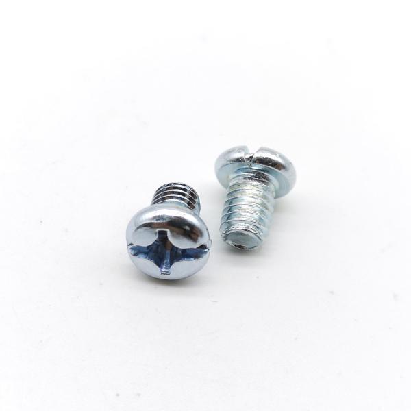 ASME B18 6.3 Steel Machine Screws Pan Head Combination Phillips Slotted Machine Screws