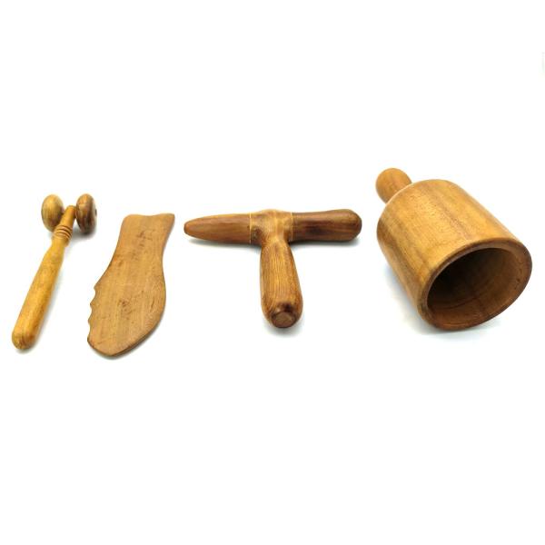 Massage Hammer Wooden Gua Sha Scraping Massage Guasha Tools Traditional Cupping For Body And Wooden Massage Roller