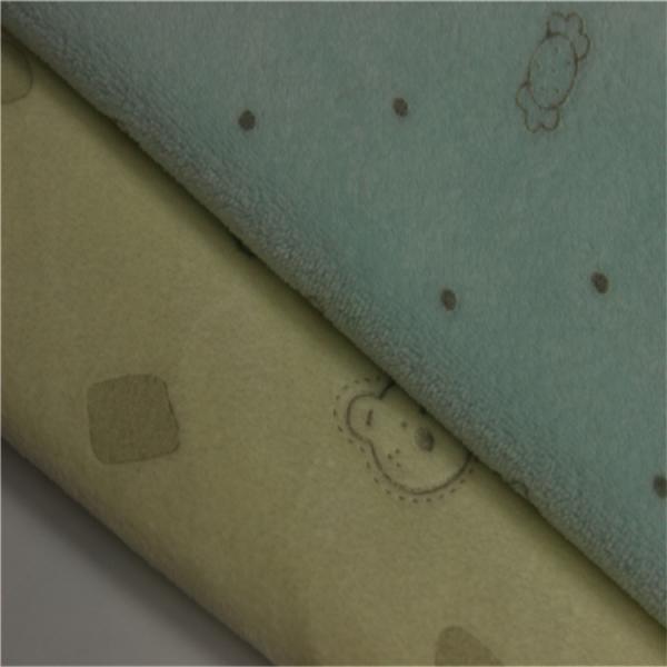 Wholesale D Knitted Fabric Velvet With Rubber Velour Fabric Made In China