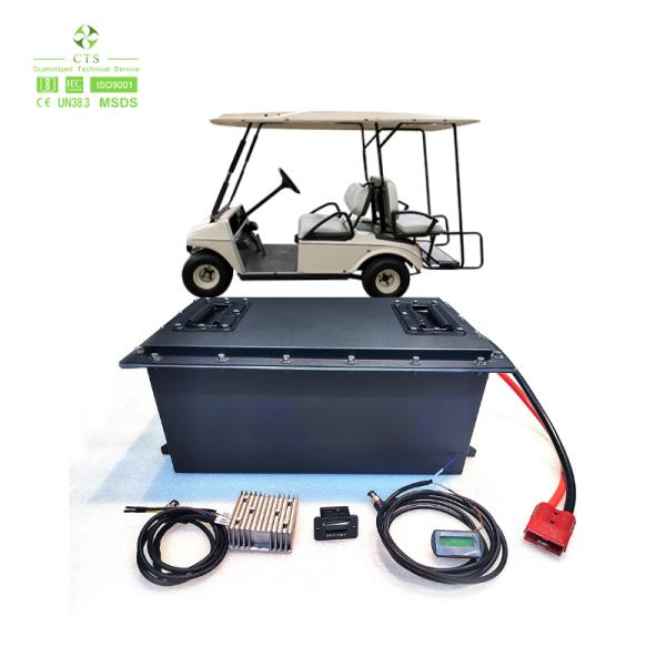 51.2V 105Ah Lithium Ion Golf Cart Battery Pack Rechargeable LFP Golf Cart Batteries Lifepo4 73.6V 150Ah for Low Speed Sightseeing Car