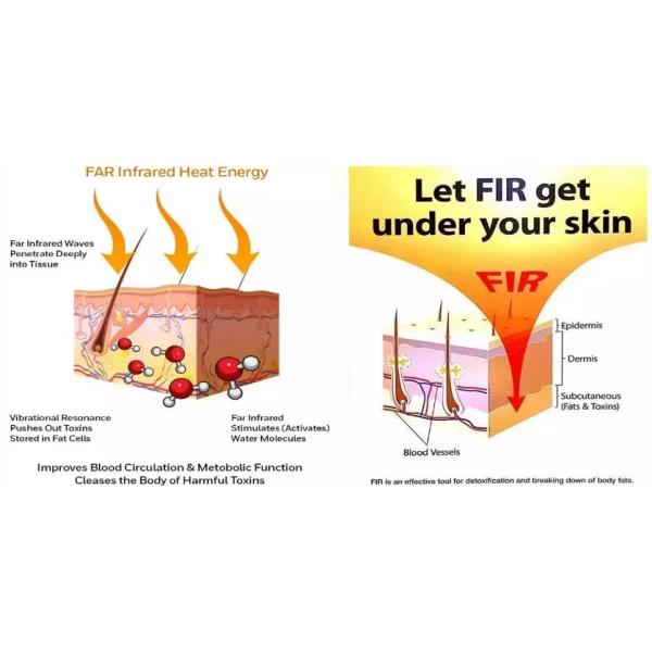 Салон красоты FIR Дальний инфракрасный Сауна Купол для детоксикации 100V-120V