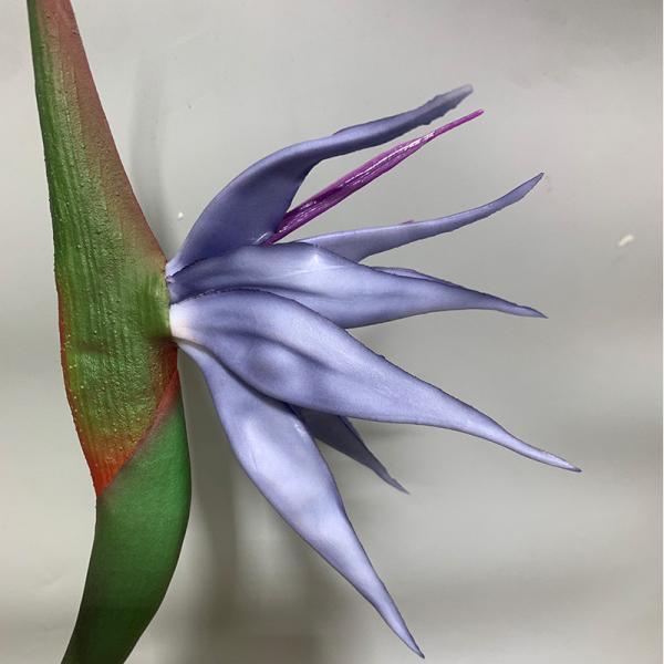 Soft rubber bird of paradise artificial flower plastic Chinese-style home decoration ornaments for wedding photography