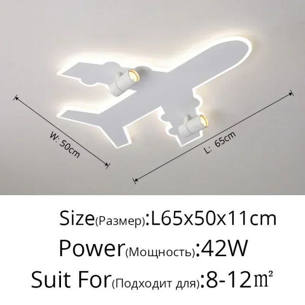 Boy Room Lighting Baby Room Kids Bedroom Ceiling Light Airplane Lamp(WH-MA-305)