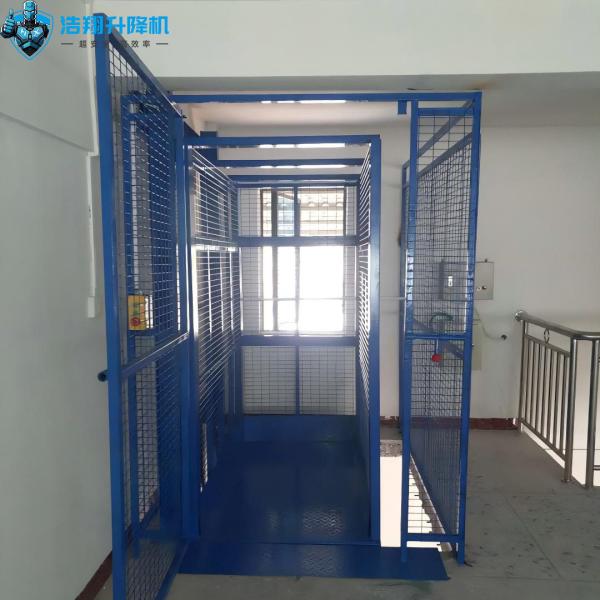 10m 500kg-20000kg Hydraulic Cargo Lift Indoor Goods Lift For Warehouse Hydraulic Goods Elevator