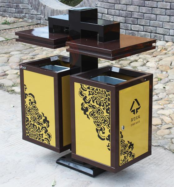 Community Classification Dual Compartment Trash Can Dual Trash And Recycling Bin