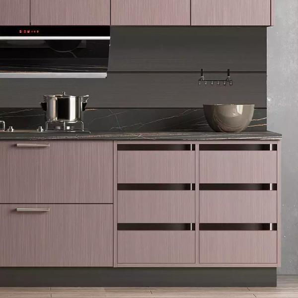 American Modern Luxury Stainless Steel Kitchen Cabinets Modular Accessories