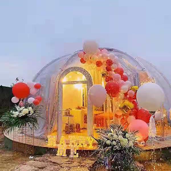 Aluminium ISO Bubble Thermal Optimized 6m Geodesic Dome Performance