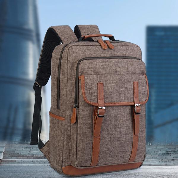 Korean version of computer bag men's fashion trend college students bag  leisure travel business backpack