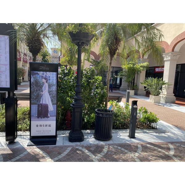 Modern Backless Outdoor Recycled Plastic Benches For Public Garden Landscaping