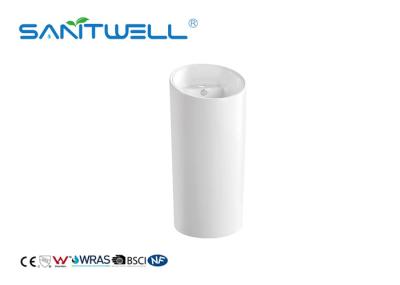 China Supplier Ceramic Pedestal Hand Wash Basin SP-018 Good Model White Color CE Certification