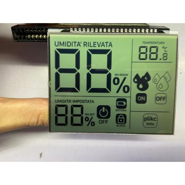 Positive Matrix HTN Lcd Display Transflective Module LCD Screen For Thermostat