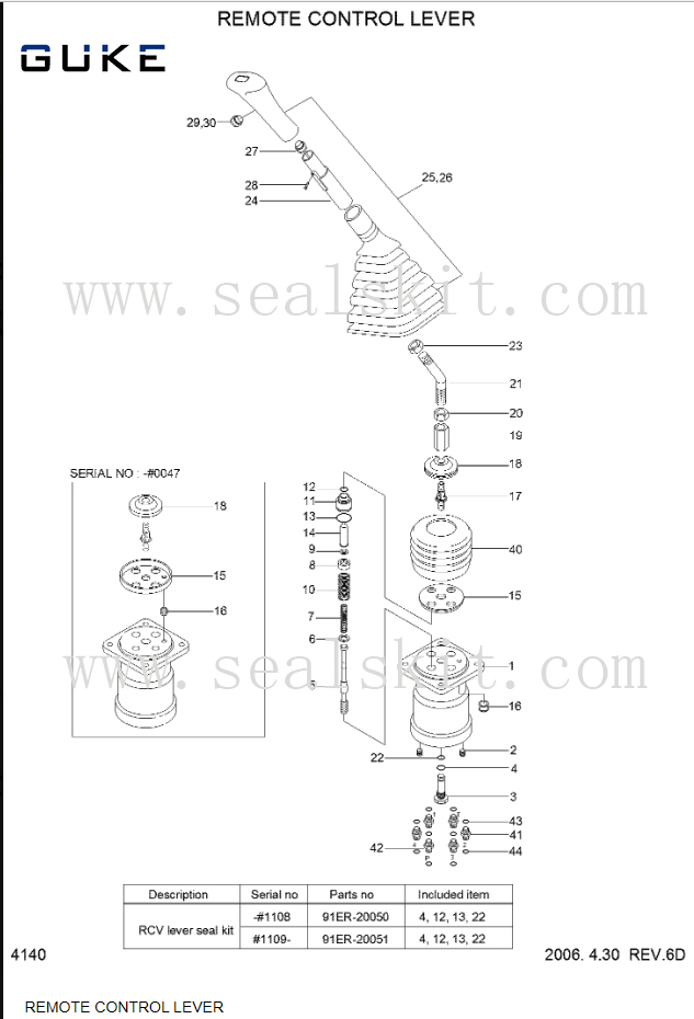 Набор Pluge XKAY-00608 Pistion толкателя пилотного клапана кнюппеля экскаватора R210-7 Hyundai