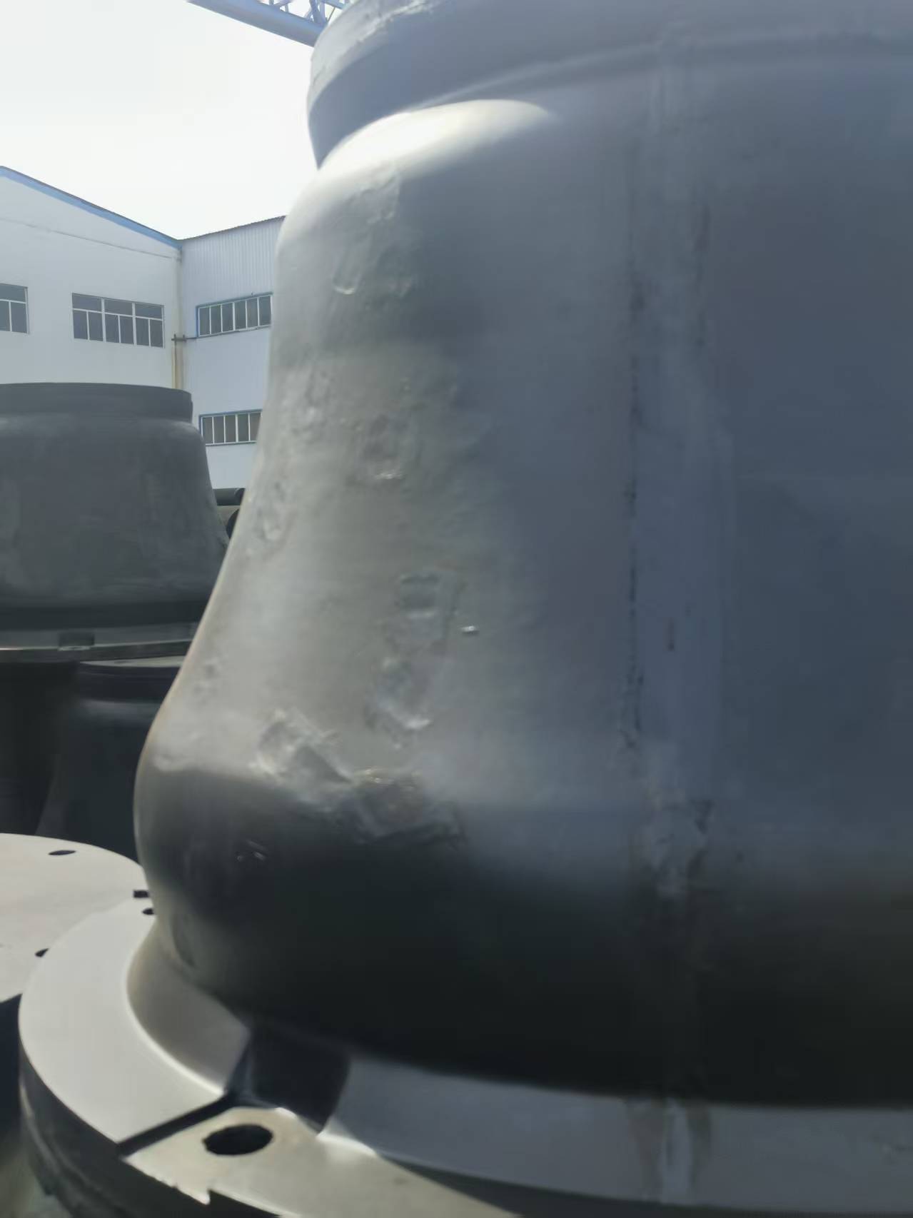 Lifespan 15 to 20 Years Cone Rubber Fender ABS Certified Marine Dock Bumper for Vessel Impact Absorption and Protection