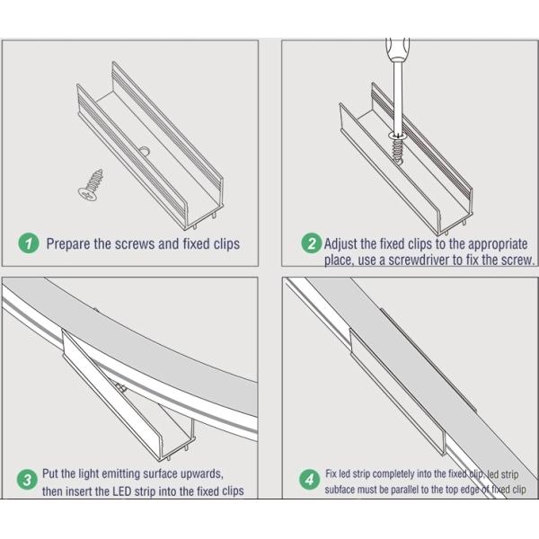 Гибкая трубка 12×12mm силикона СИД для неонового ODM OEM светов СИД