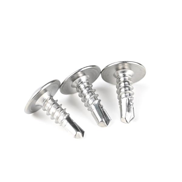 Phillips Wafer Head Self Drilling Screws Stainless Steel 410 M4.2x13mm GB Standard