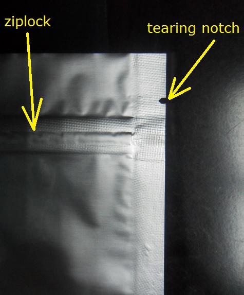 Reusable Dry Food Packaging Poly Bags Ziplock Aluminum Foil Pouch