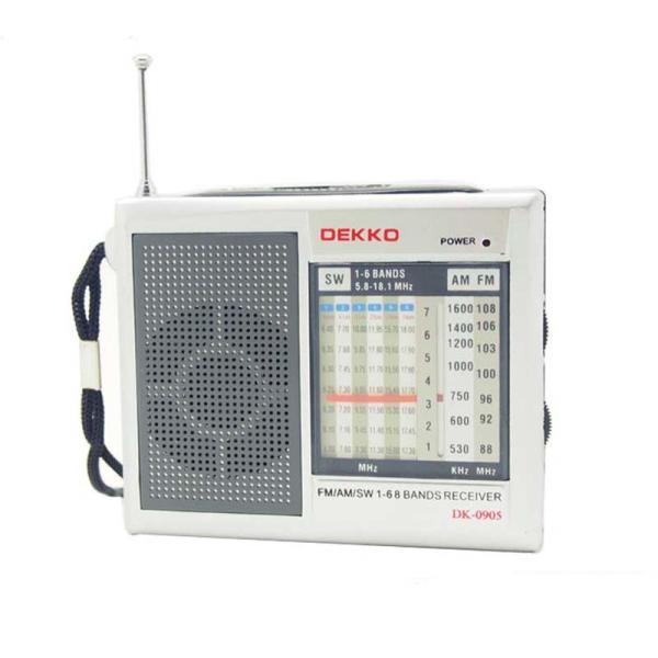 El interruptor 6 de la radio de Mini Shortwave FM congriega el control FM76 de la mano de la batería seca