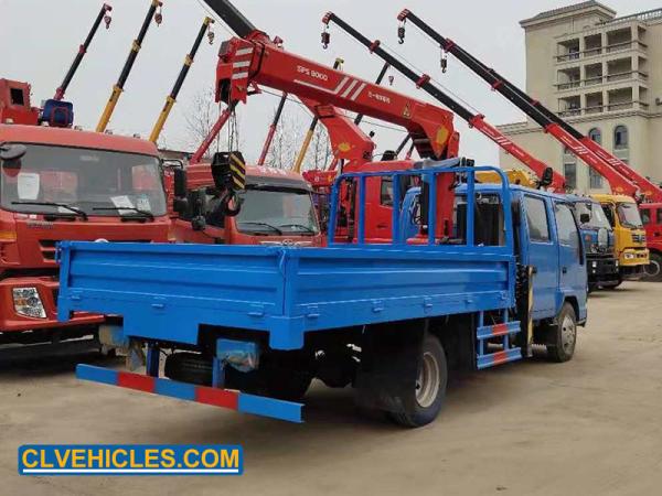 ISUZU 130hp Crane Truck Lifting 3 ton Construction Machinery