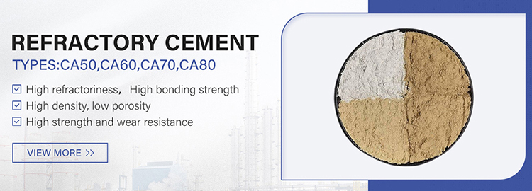 Refractory Cement Manufacturer High Alumina Cement 1800C Refractory Mortar Cement For Cement Kiln Plant