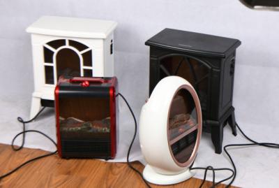 Mini Flame Effect Electric Fireplace , Freestanding Electric Flame Heaters Various Color