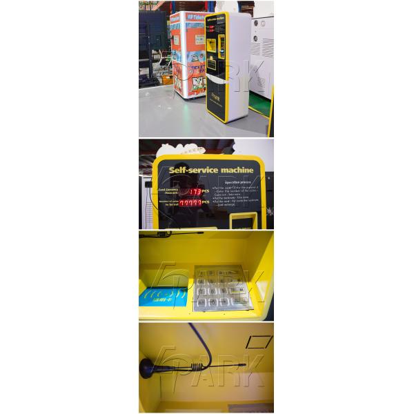 Game Center Card System Self Service Machine Fits All Types Of The Ticket