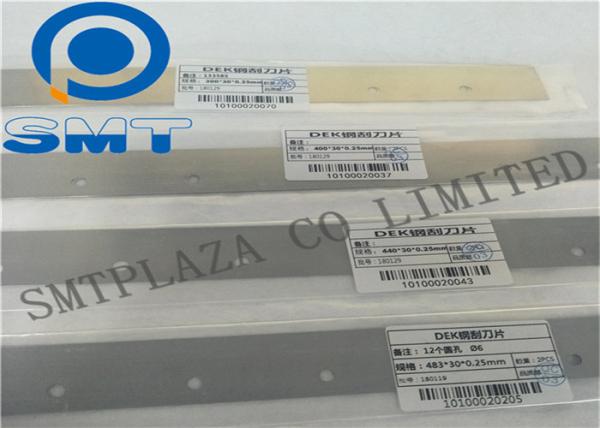 Peças sobresselentes de SMT da lâmina do rodo de borracha do DEK 133585 300mm/133586 400mm/129927 440mm/133587 483mm