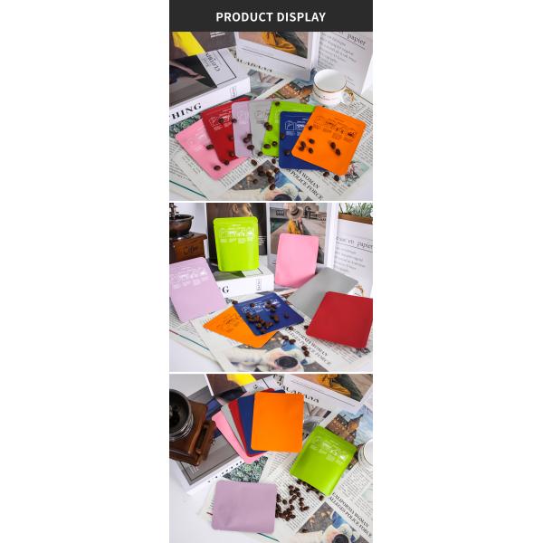 Custom Aluminum Foil Coffee Drip Bag Packaging Three Side Seal 5kg