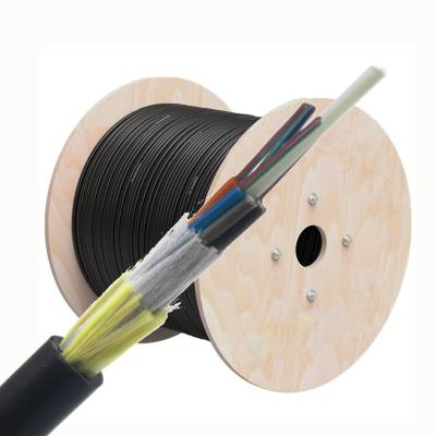 Cabo de fibra ótica exterior de ADSS com revestimento preto