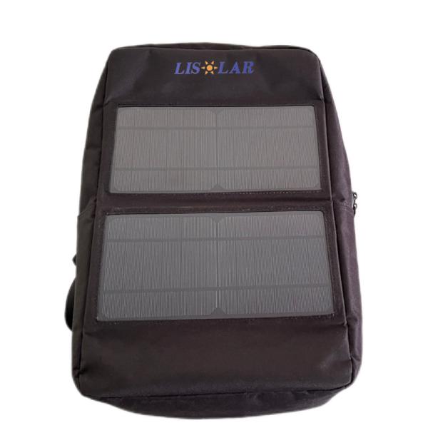 Mochila resistente à água 60L carregador solar para telefones tablets laptops