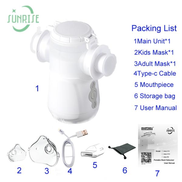 Дети кашляют сподручный портативный двойник Chambler 9mL машины ингалятора Nebulizer для дома