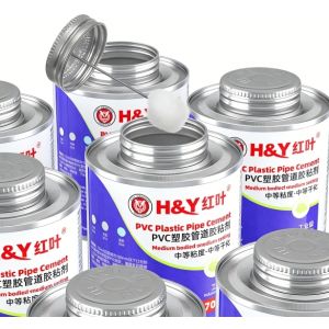 Clear PVC Solvent Cement Adhesive Solvent Based For Pipes Components Joint Cable Gutters