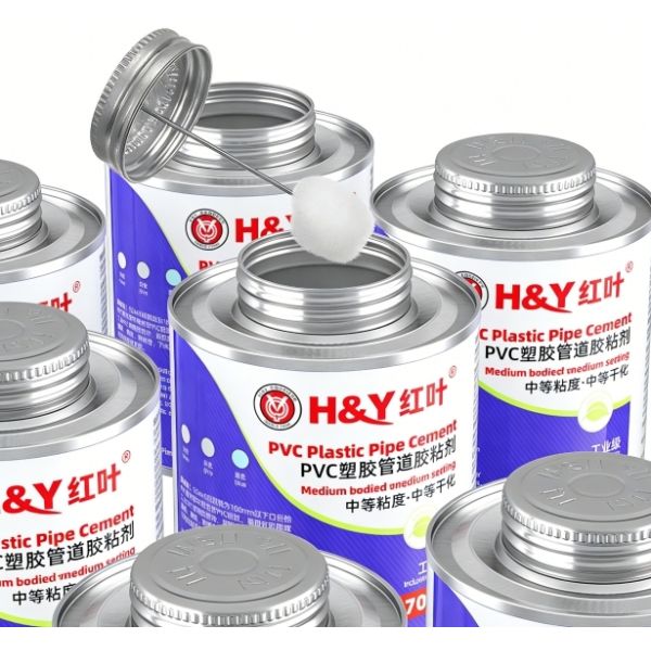 Clear PVC Solvent Cement Adhesive Solvent Based For Pipes Components Joint Cable Gutters