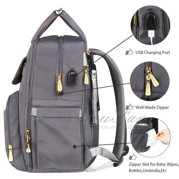 Travel Back Pack Maternity Baby Nappy Changing Bag adult diaper bag