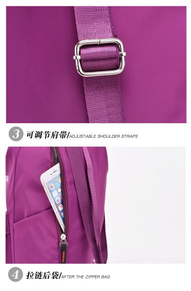 Polyester Sports Waterproof Drawstring Bag Customized Color 37 * 47CM
