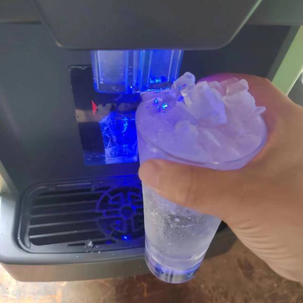 100kg Per Day Nugget Ice Maker Machine Dispenser Automatic Stainless Steel air Cooling Restaurant Ice Machine for Hotel