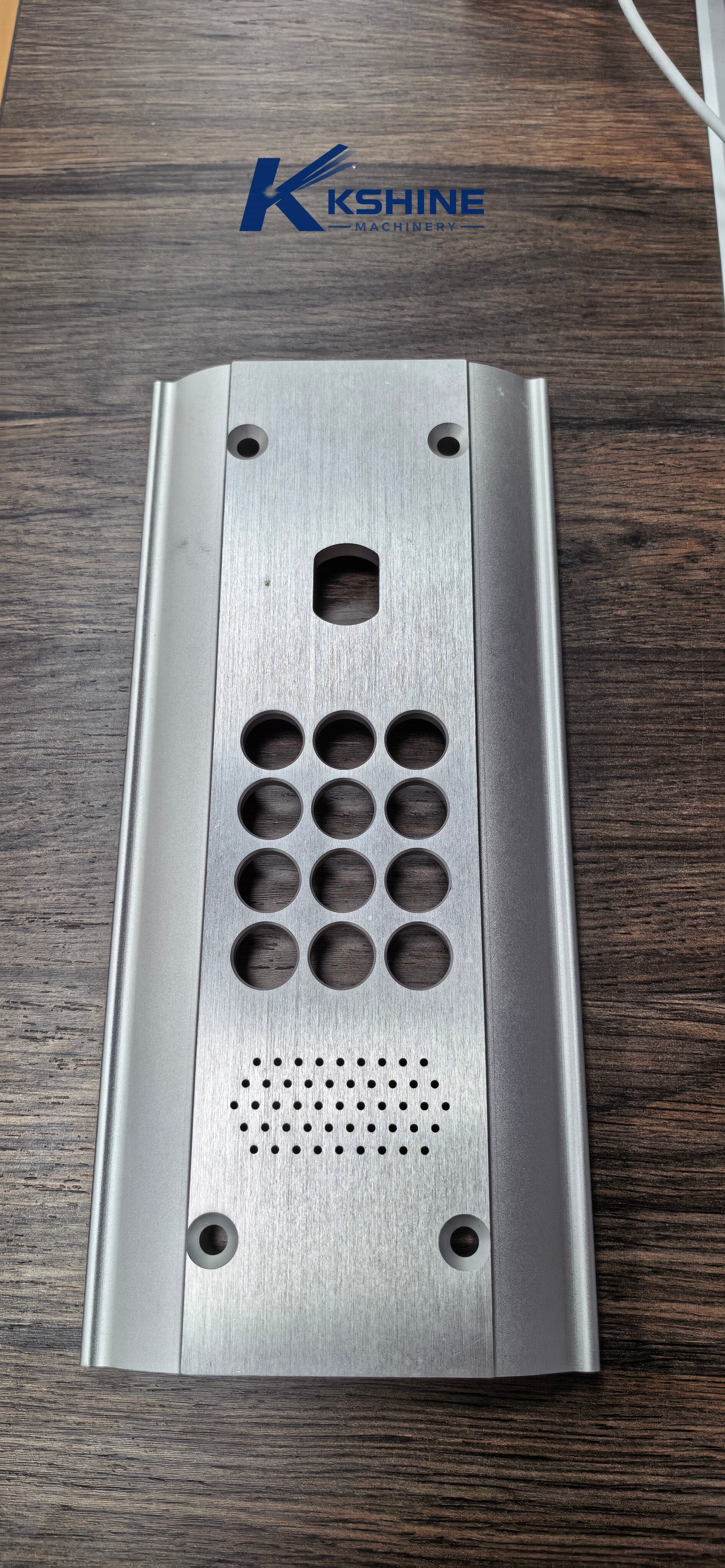 Custom Aluminum Door Entry Intercom Keypad Enclosure CNC Machined Housing for Building Access Control and Security Systems