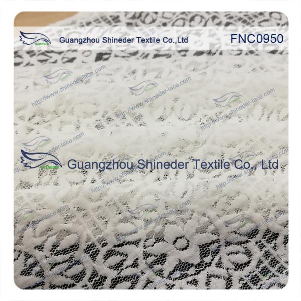 Sunflower Star soft  Bush Nylon & Cotton lace fabric for lady dress