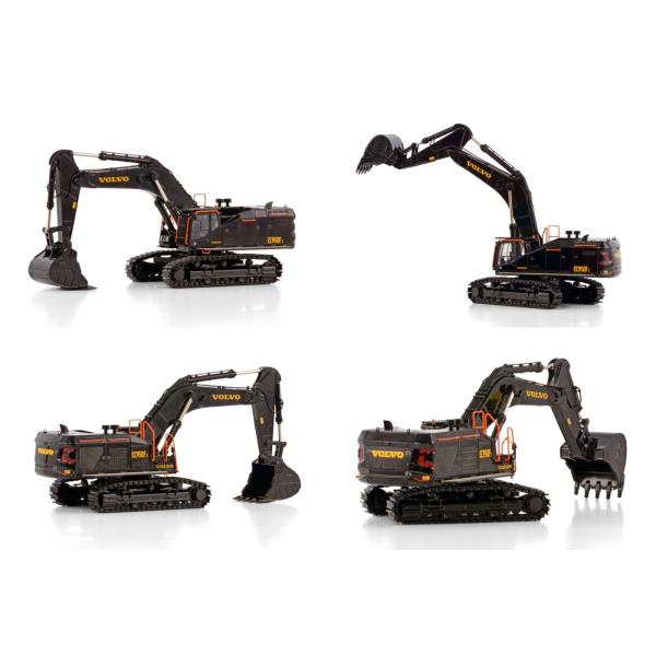 Volvo EC950F WSI 1/50 Alloy Excavator Die-Cast Model Black Diamond Limited Edition Collectible