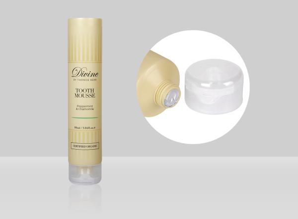 tubo cosmético plástico da loção dos tubos de dentífrico 30-110ml com Flip Cap