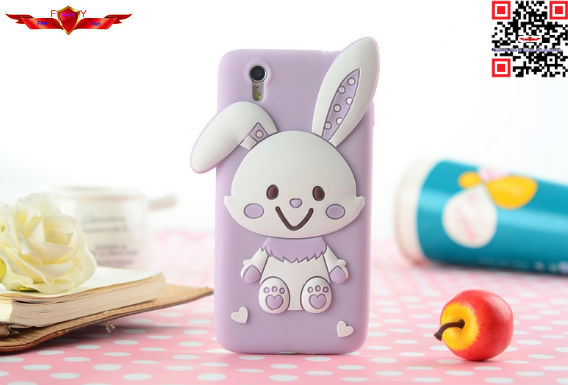 Hot Selling 100% Brand New Rabbit Cartoon Silicone Cover Case For Lenovo S960 Multi Color