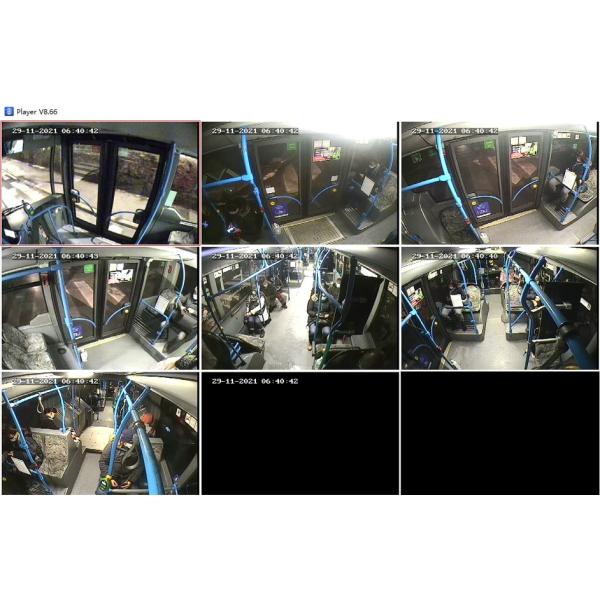Система видеонаблюдения 4G беспроводного GPS SD-карты DVR для управления парком транспортных средств