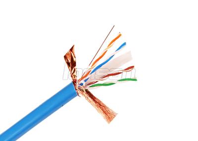 Isolação interna de 100%/exterior de cobre do HDPE de Cat6 Lan Cable Blue Jacket 305m