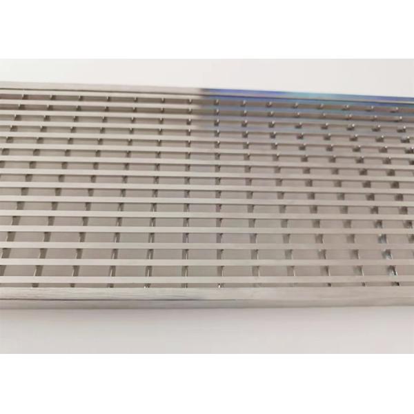 bandejas lineares de aço inoxidável da drenagem da piscina da raspagem de 20×4mm