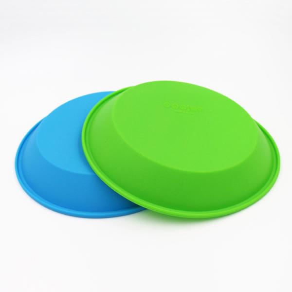 Nontoxic Home Silicone Baking Pans , Anti Slip Round Molds For Baking