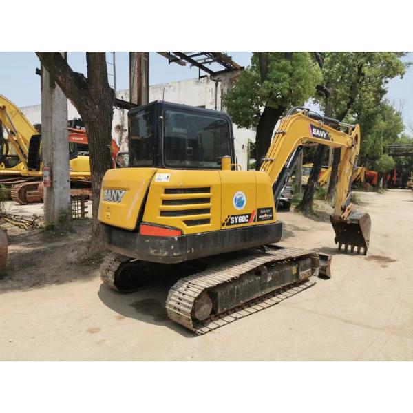 Использованные строительные машины Sany SY60C Crawler Excavator 6 тонн